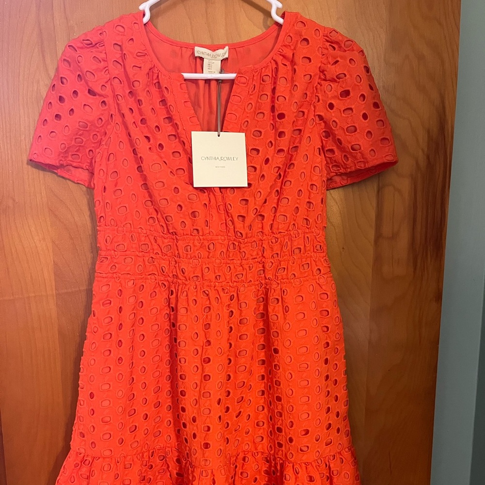 Cynthia Rowley Bold Orange Dress